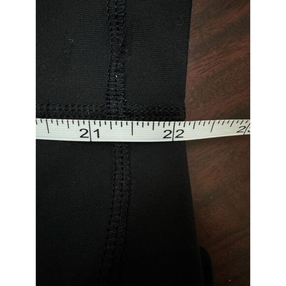 Lululemon Run Inspire Crop ll Sashiko Reflective Black Mesh Blue Hyper Leggings - Picture 7 of 7